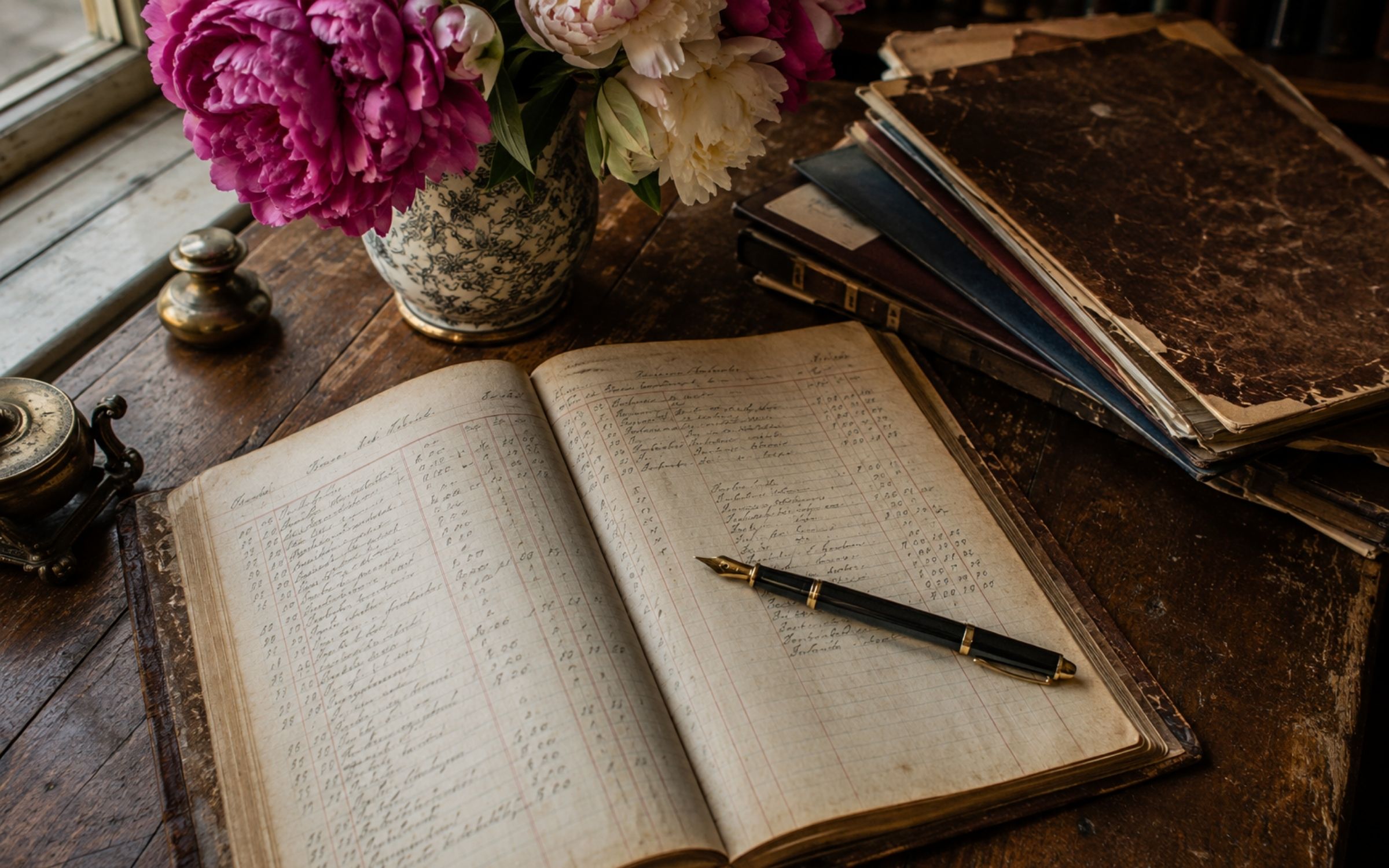 A home office desk, representing what it looks like once founder dependency stops running the business. By It's Handled founder Rachel Lavern.
